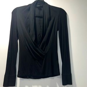 Marciano V Cowl Neck Long Sleeve Blouse